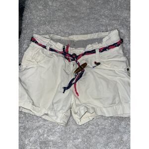 Offcorss girls sz. 16 khaki belted design shorts. Great pair, cute